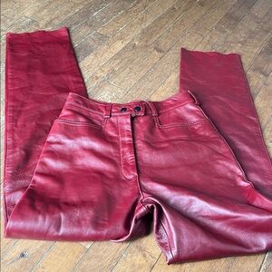 Elegant Burgundy Women's Pantsuit